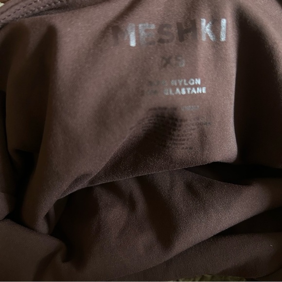 Meshki | Brown Corset Bodysuit - Picture 9 of 10